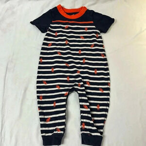 GAP - short sleeve robot romper/jumpsuit/one piece outfit. 12-18 mo